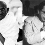 How was Gandhi and Ambedkar related?