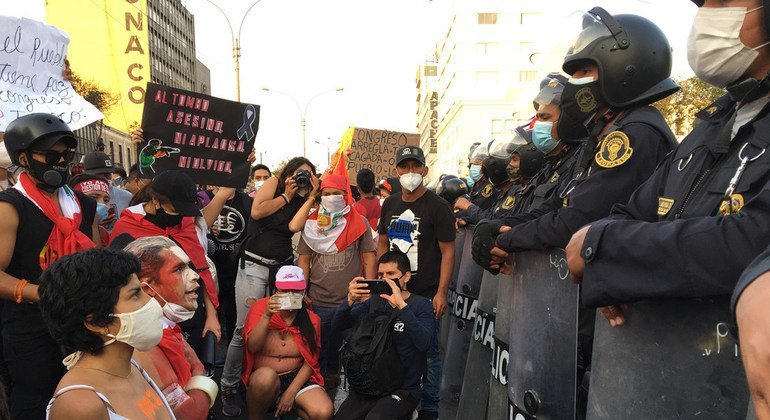 Peru UN experts call for end to violence during demonstrations