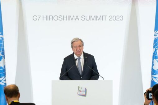 G7 nations ‘central to climate action says Guterres calling for