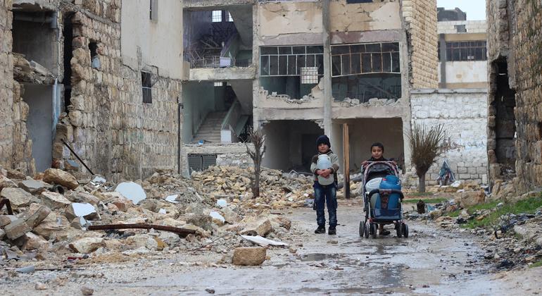 UN chief urges ‘genuine credible political solution in Syria as